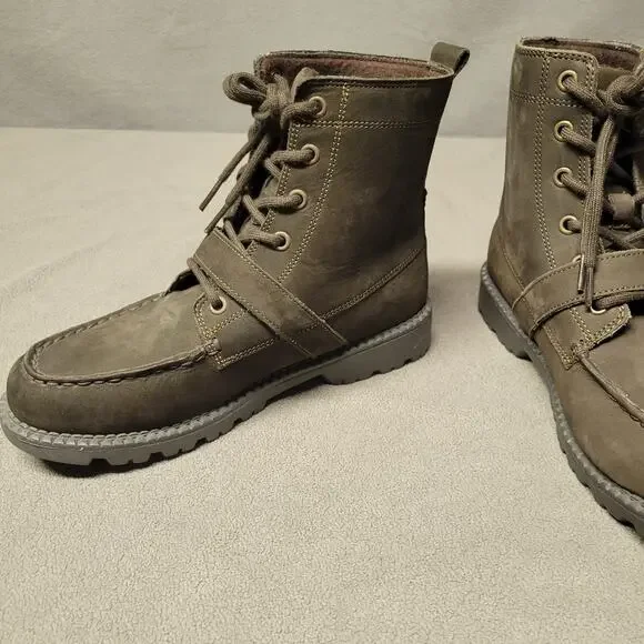 Polo Ralph Lauren Boots Boys Size 5 Suede Leather Ranger High Top Bear Buckle - Picture 13 of 16